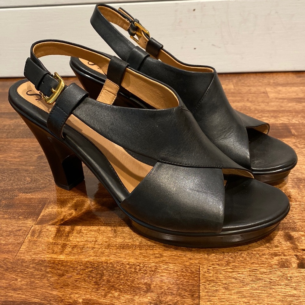 Sofft Size 10 Leather Heels